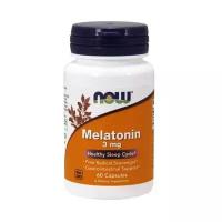 Капсулы NOW Melatonin 3 мг, 60 шт.