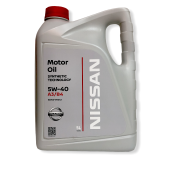 NISSAN KE90090042R Масло моторное Motor Oil 5W-40 синтетическое 5 л