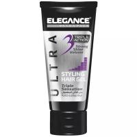 Elegance гель очень сильной фиксации Triple Action Gel Purple