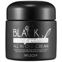 Mizon Black snail all in one cream Крем для лица с экстрактом черной улитки