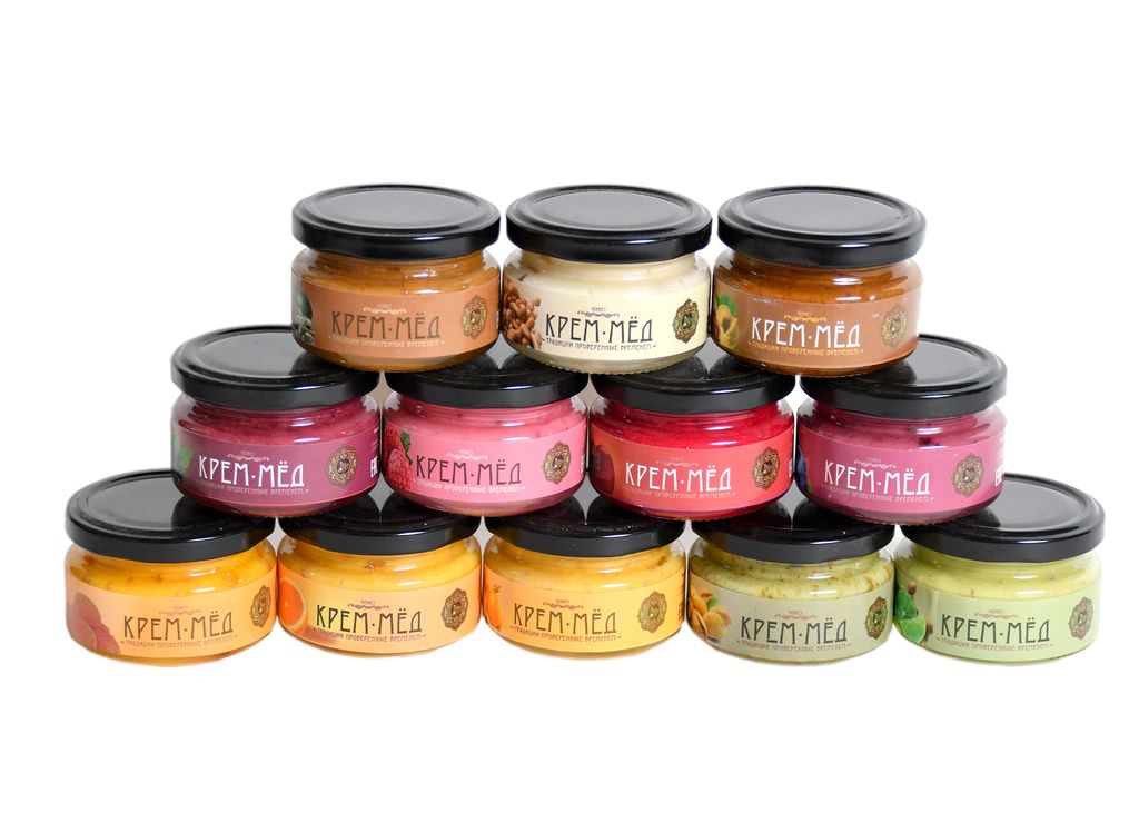 Крем-мед 140 гр стекло Черника