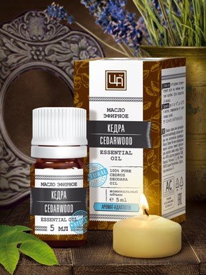 Кедр эфирное масло 5 мл.