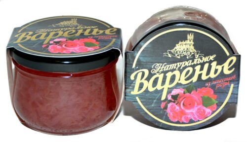 Натуральное варенье 250 г Лепестки розы