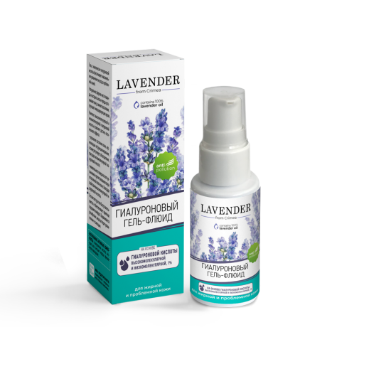 Гиалуроновый гель-флюид для лица Lav. для жирной и проблемной кожи, 30 мл