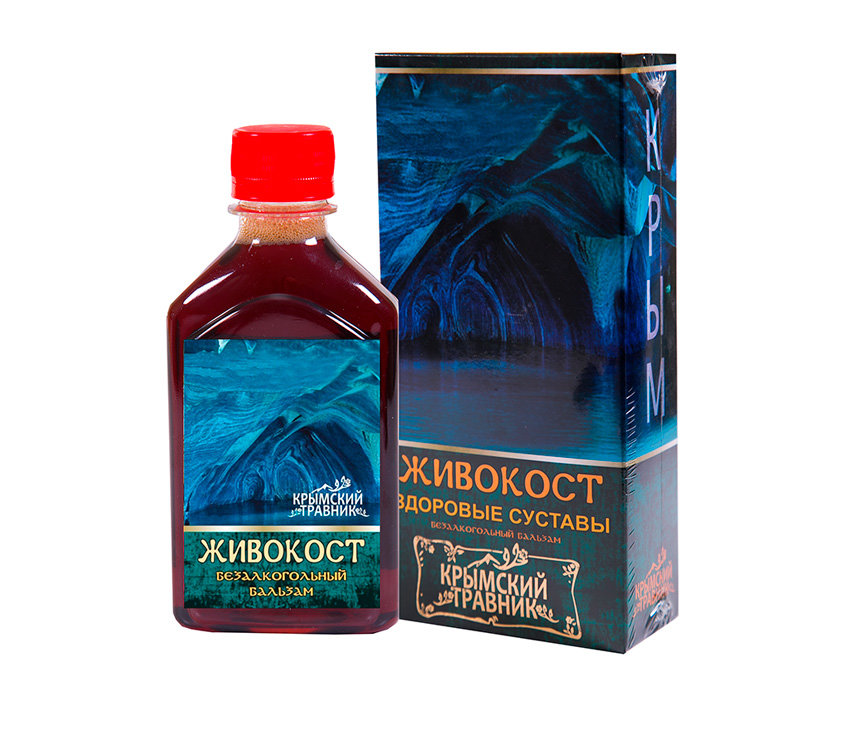 БЕЗАЛКОГОЛЬНЫЙ БАЛЬЗАМ ЖИВОКОСТ (здоровые суставы)