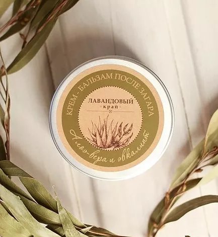 Крем-бальзам после загара Алое вера и эвкалипт