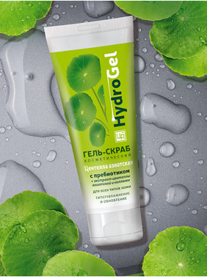 Гель-скраб Центелла азиатская для всех типов кожи, 80 г