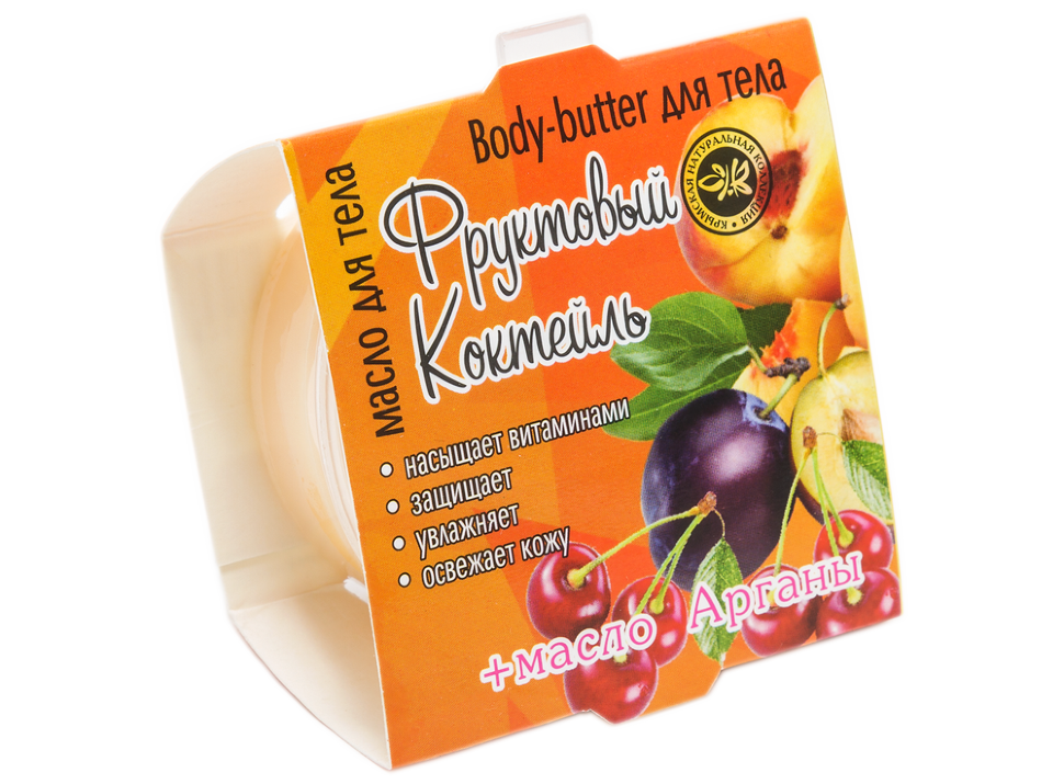 Масло - плитка для тела 35 г (Фруктовый коктейль)