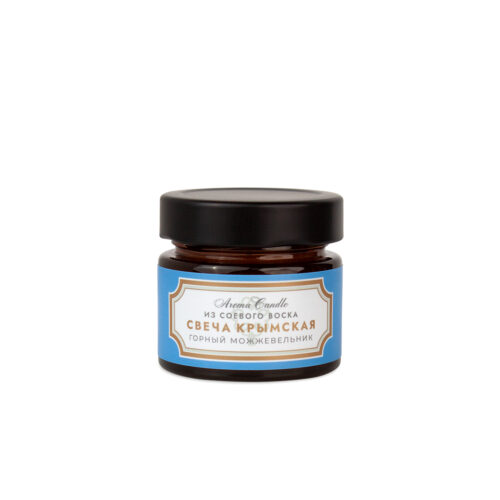 Ароматическая свеча из соевого воска Горный можжевельник КИ, 70г