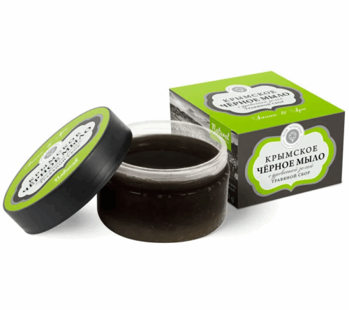 Крымское чёрное мыло "Травяной сбор" КИ, 200г