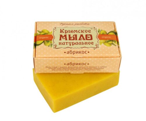 Мыло натуральное Абрикос-скраб 50 гр