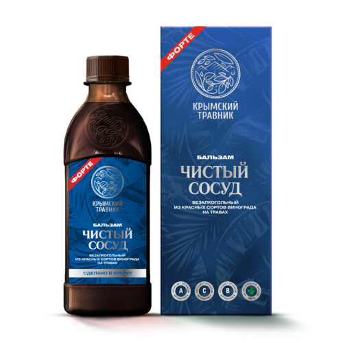 ЧИСТЫЙ СОСУД (бальзам из красных сортов винограда на травах) 250 мл