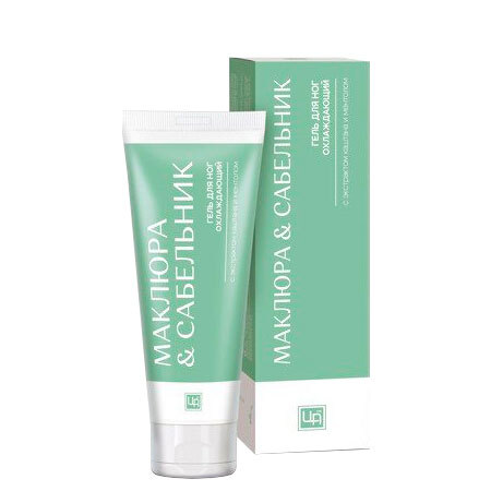 Гель для ног охлаждающий МАКЛЮРА & САБЕЛЬНИК, 80 г