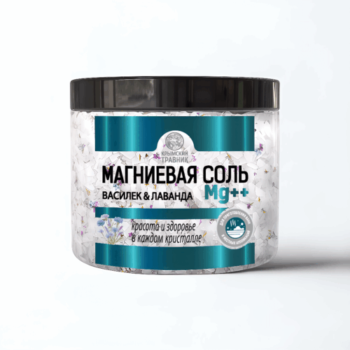 Магниевая соль "ВАСИЛЕК&ЛАВАНДА" 400 гр