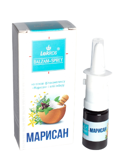Леккос Марисан спрей с морской водой при насморке и гайморите 10 мл