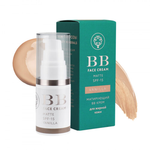 ВВ крем для лица Матирующий SPF 15 для жирной кожи тон 02