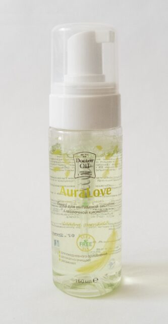 DrOil Пенка для интимной гигиены с молочной кислотой,экстрактами липы, эхинацки "AuraLove" 160 мл