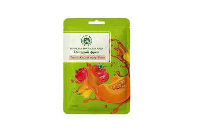 Тканевые маски для лица SUPERFOOD КОМПЛЕКТ (Овощной фреш (Тыква, Сладкий перец, Томат) шт