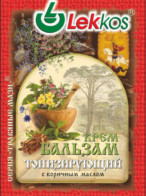 Леккос Крем-бальзам тонизирующий профилактика простуды 10 г