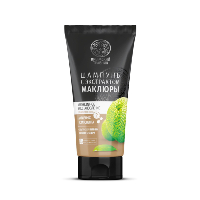 Шампунь "ИНТЕНСИВНОЕ ВОССТАНОВЛЕНИЕ" для всех типов волос с грязью сакского озера 200 мл