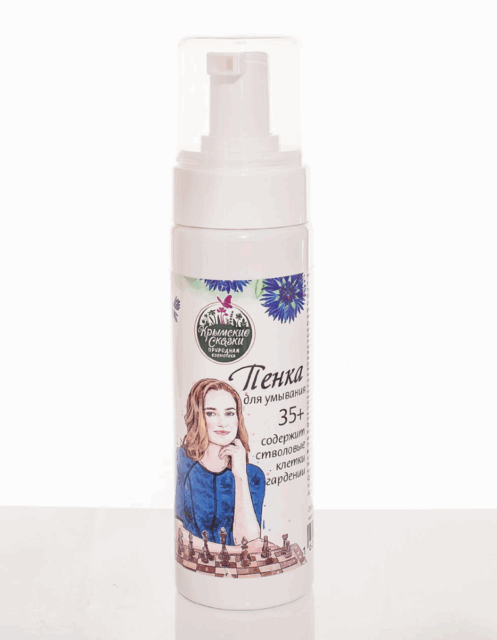 Пенка для умывания для зрелой кожи Крымские сказки на стволовых клетках 35+