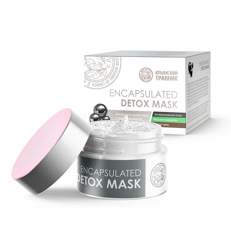 Минеральная детокс-маска с инкапсулированным древесным углем ENCAPSULATED DETOX MASK