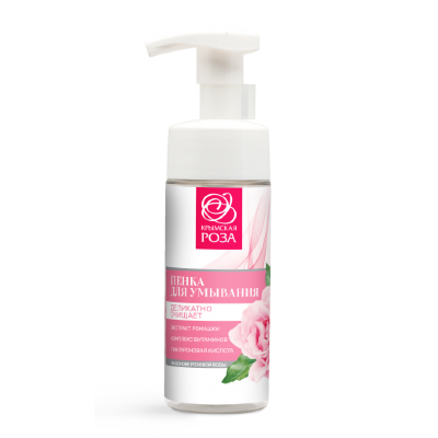 Пенка для умывания Роза деликатное очищение, 150 мл