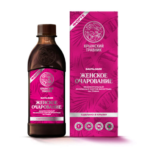 ЖЕНСКОЕ ОЧАРОВАНИЕ (бальзам из красных сортов винограда на травах)