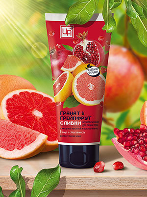 Сливки Гранат Грейпфрут 100 гр