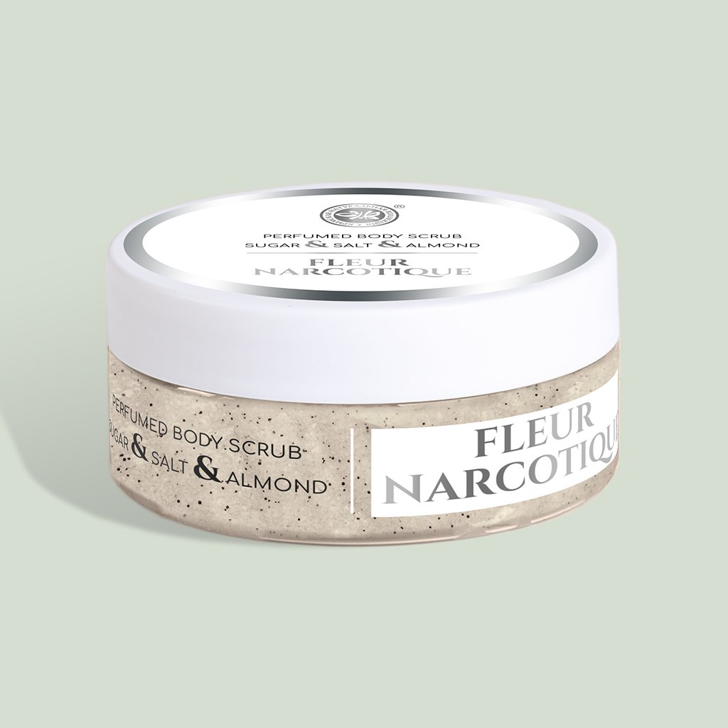 Парфюм. сахарно-солевой скраб 200 г (Fleur Narcotique)