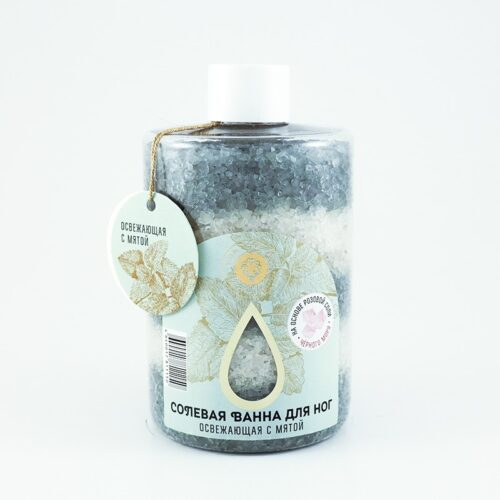 Соль морская ОСВЕЖАЮЩАЯ С МЯТОЙ ЭМ, 400г