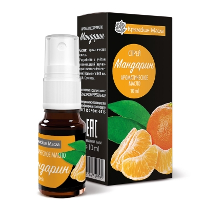 Крымские Масла Парф.масло Мандарин спрей 10 мл