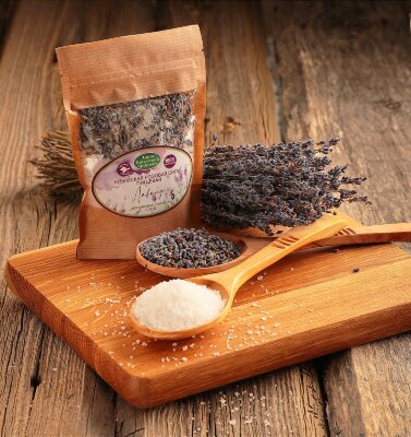 Соль пищевая лаванда 200г