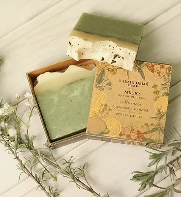 Мыло Мелисса с зелёной глиной
