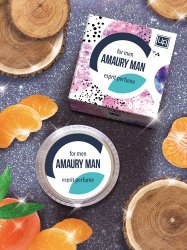 Парфюмерная композиция твердая (духи твердые) Amaury Man (по мотивам Bvlgari - Agua pour homme)