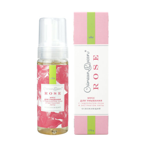 Мусс для умывания Освежающий с гидролатом розы 170 г