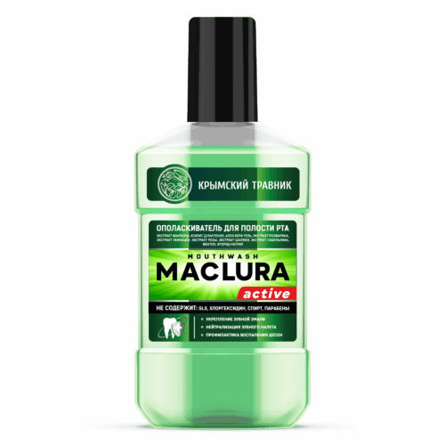 Ополаскиватель для полости рта MACLURA active 250 мл