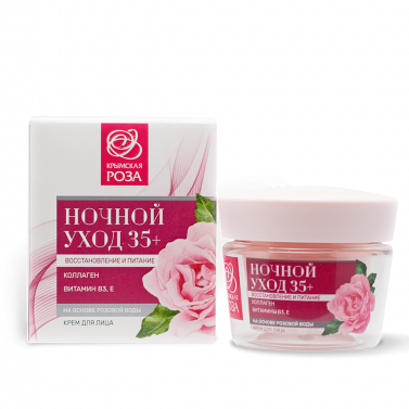 Крем для лица Роза, Ночной уход 35+, 50 мл