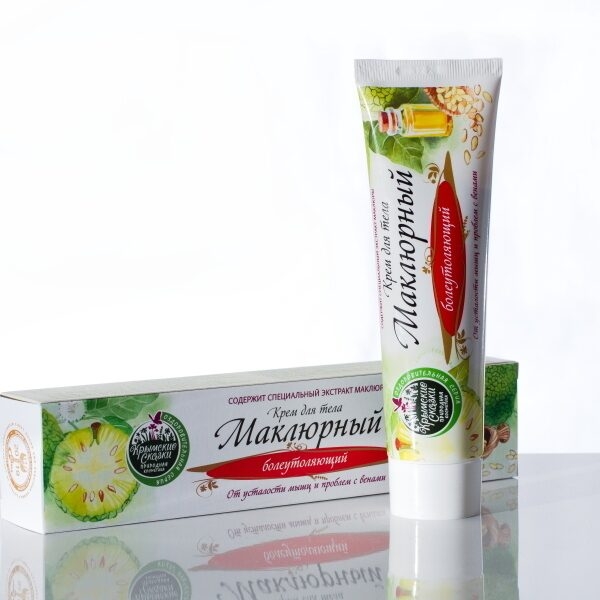 Крем Маклюрный болеутоляющий от усталости мышц и проблем с венамами 100мл (туба)