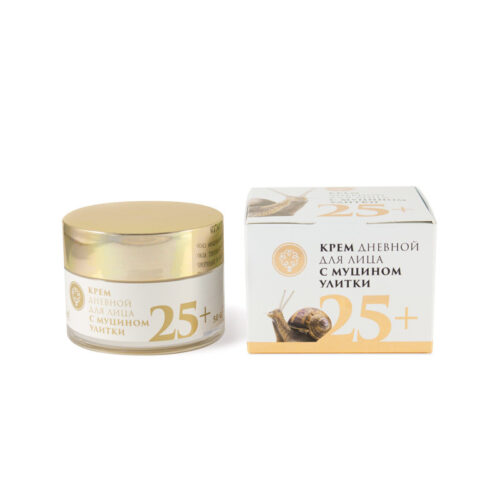 Крем для лица с муцином улитки, 50г : Дневной 25+