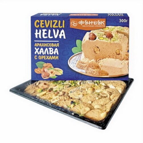 Халва арахисовая Фундук 300 гр с орехами