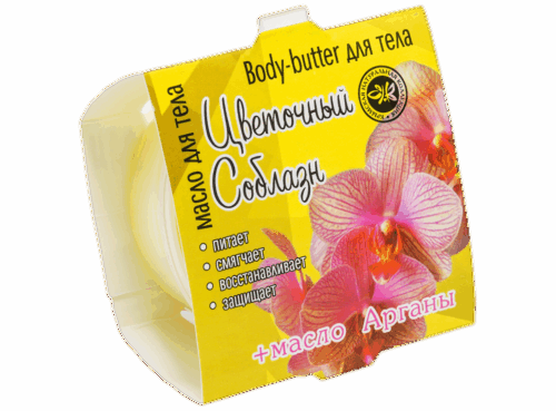 Масло - плитка для тела 35 г (Цветочный соблазн)