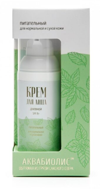 Дневной крем для лица "Питательный" с SPF 15 АКВАБИОЛИС 50мл