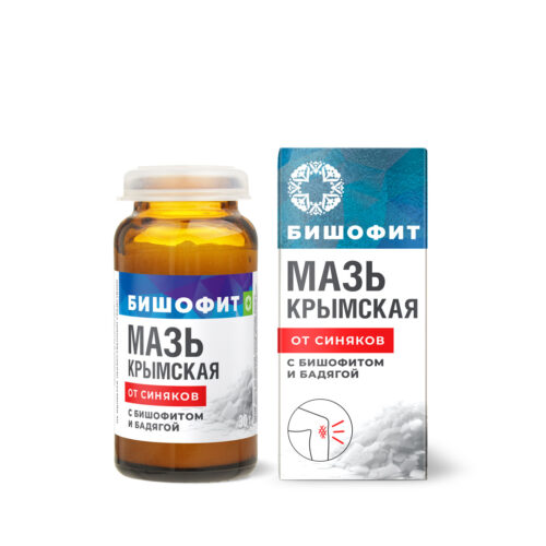 Мазь крымская с бишофитом От синяков БШ, 30г