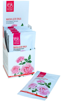 Маска для лица Роза Интенсивное питание и увлажнение, набор 10 шт. по 30 мл