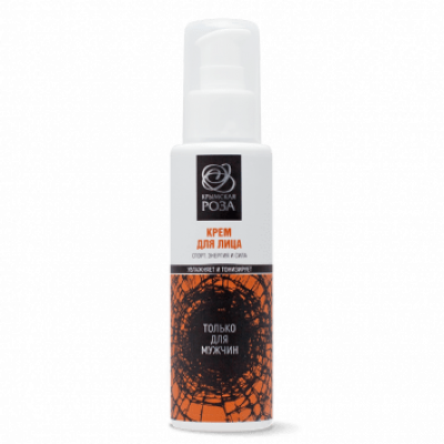 Крем для лица Только для мужчин, СПОРТ, Энергия и сила, 100 мл
