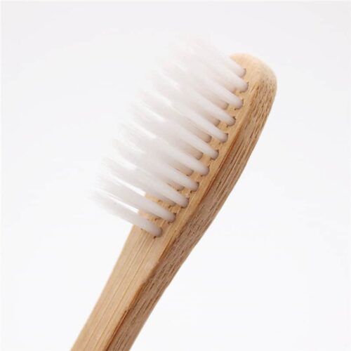 Бамбуковая зубная щётка (БЕЛАЯ)