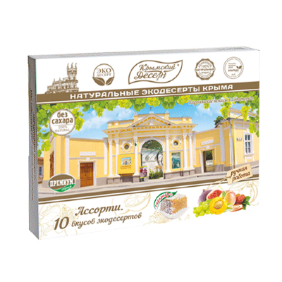 Экодесерты БЕЗ САХАРА ,вес 350 гр