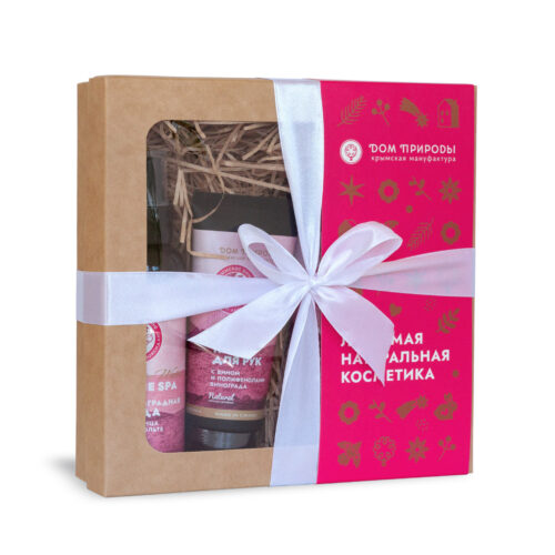 Подарочный набор косметики WINE SPA с красным вином: Винный крем для рук Wine SPA; Винный крем для ног Wine SPA; Виноградная вода Wine SPA мист; Винное мыло твердое на красном вине Wine SPA