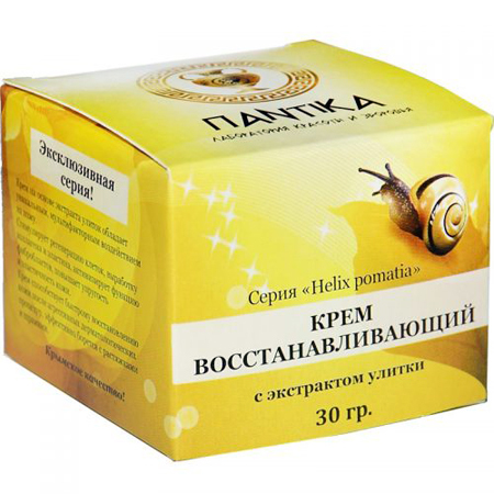 Пантика Крем с экстрактом Улитки Восстанавливающий 30г.